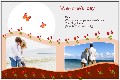 誕生日＆祝日 photo templates バレンタインデーのカード (9)